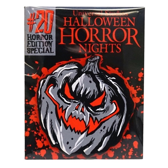 Universal Studios Halloween Horror Nights 30 Pumpkin Logo Magnet - Picture 1 of 1